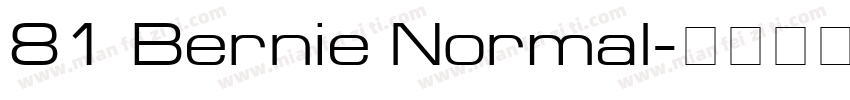 81 Bernie Normal字体转换